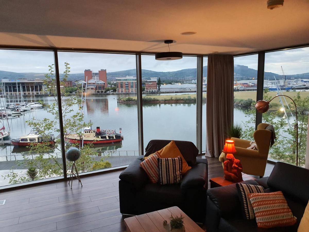 Luxury Apartment Marina Views At Titanic Quarter เบลฟาสต์ ภายนอก รูปภาพ